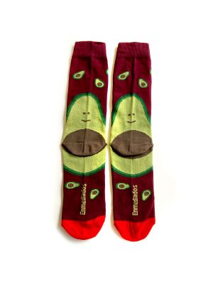 Medias Aguacate vinotinto