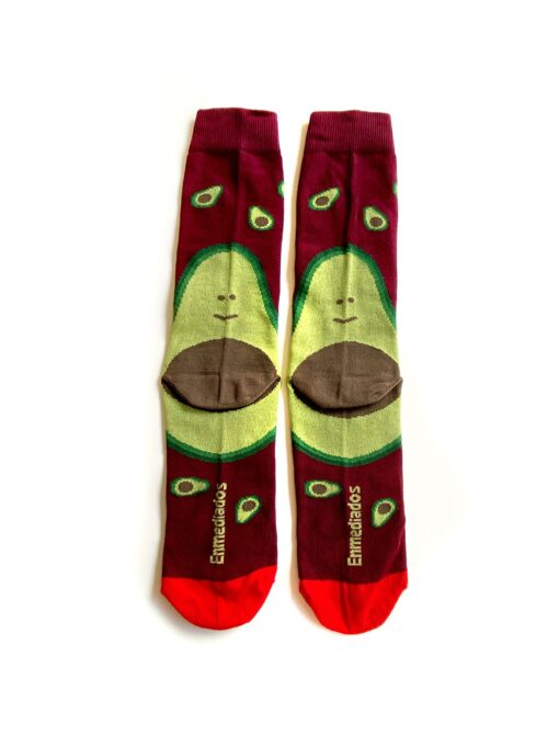 Medias Aguacate vinotinto