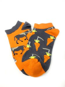 medias mix and match de burros y zanahorias
