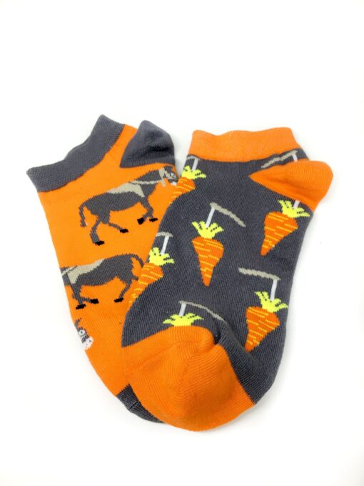 medias mix and match de burros y zanahorias