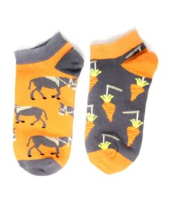 medias mix and match de burros y zanahorias