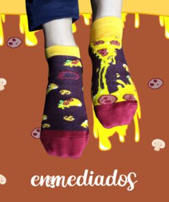 Medias de Pizza Enmediados Mix & Match