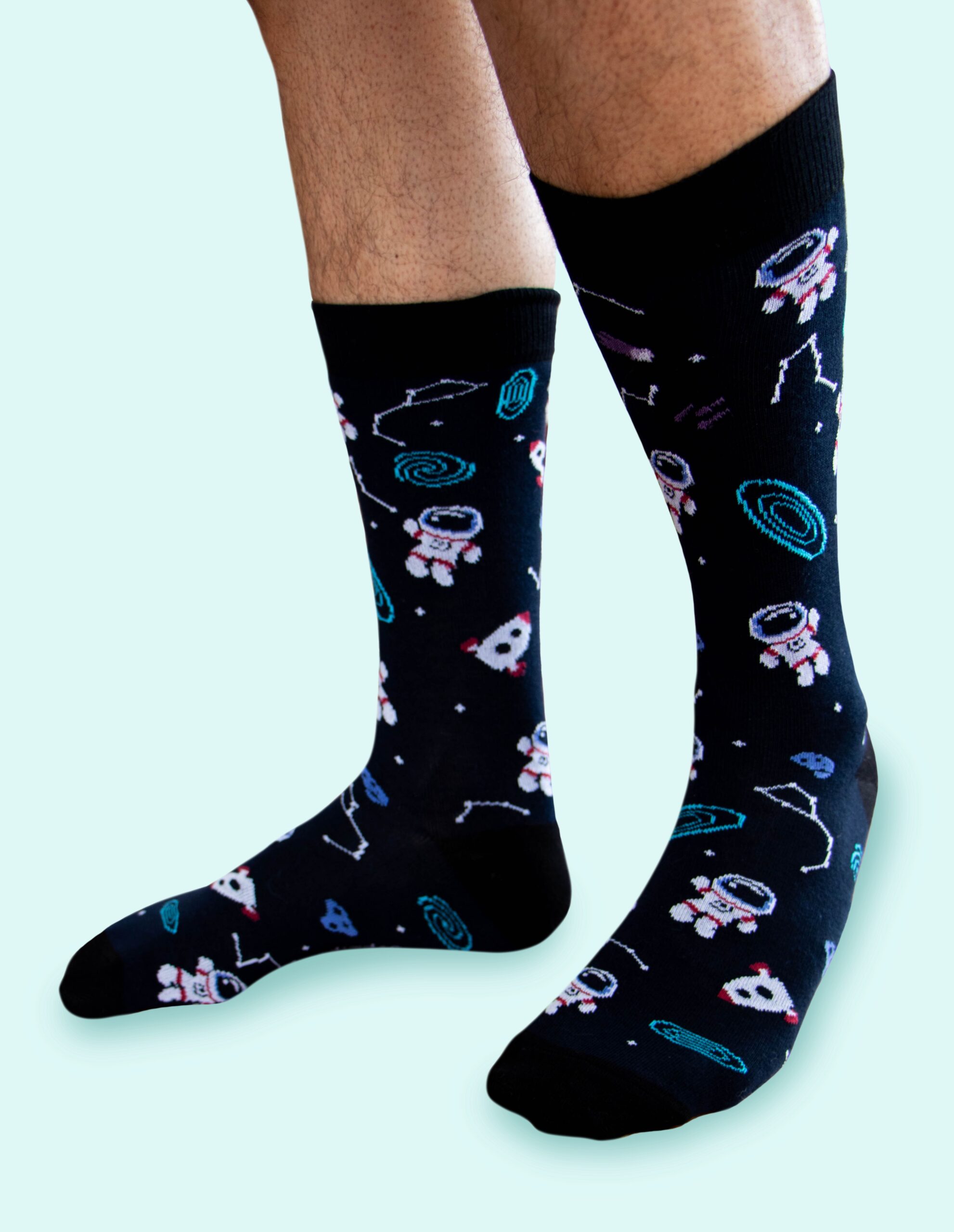 Medias personalizadas de astronauta