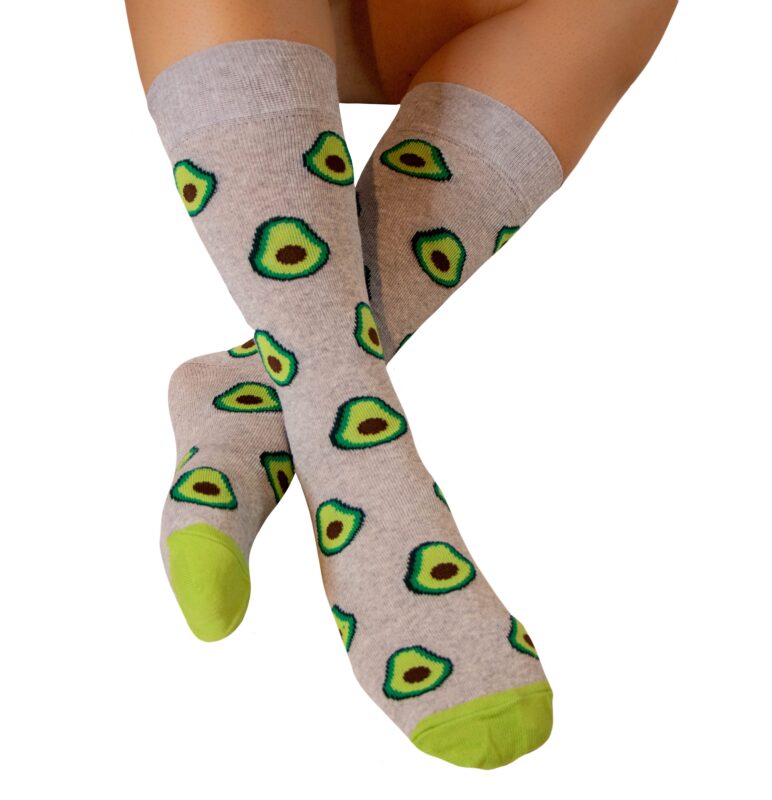 Medias como Regalo para evento personalizado aguacates